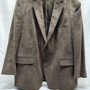 Lauren Ralph Lauren Blazer Mens 44R Corduroy Brown 2 Button Lined Sport Coat